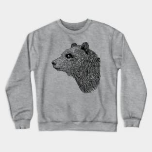 Hipster Bear Crewneck Sweatshirt